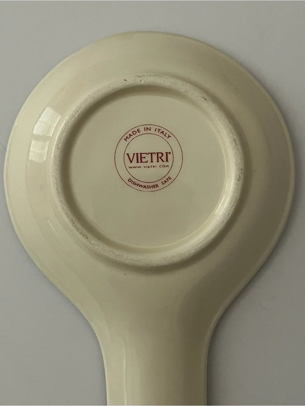 Vietri Old St Nick Santa Kitchen Spoon Rest Holder Ceramic Christmas Italy